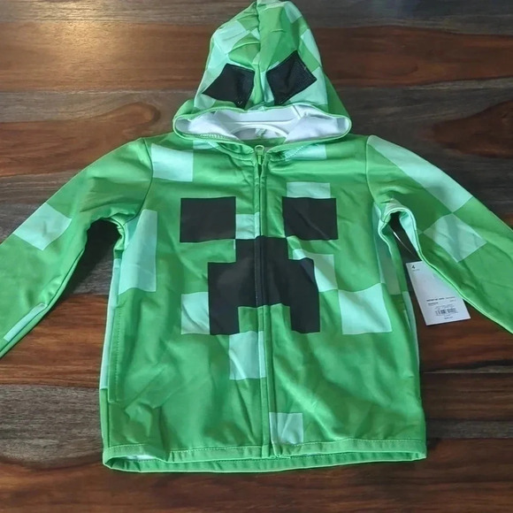 BOYS jumping beans Minecraft zip up hoodie - Picture 5 of 7
